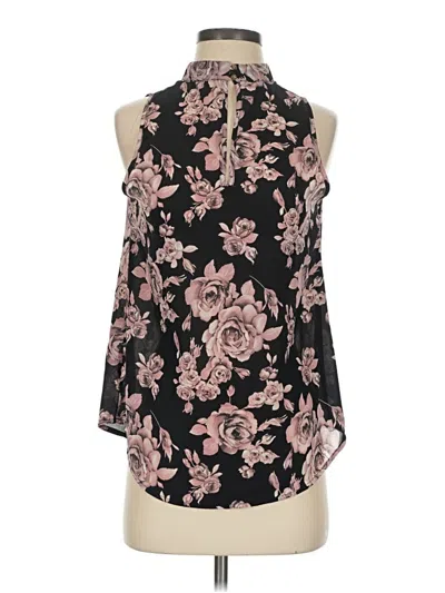 Pre-owned Sienna Sky Sleeveless Blouse In Black