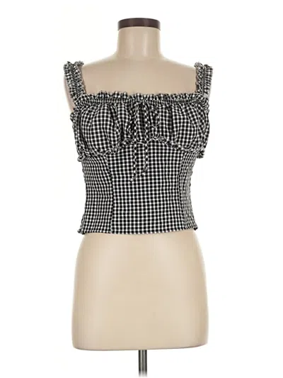 Pre-owned Sienna Sky Sleeveless Blouse In Black