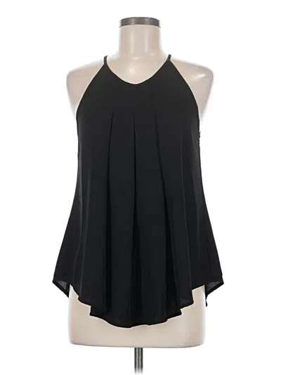 Pre-owned Sienna Sky Sleeveless Blouse In Black