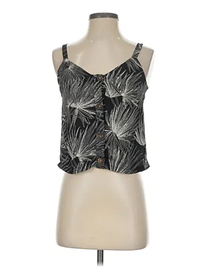 Pre-owned Sienna Sky Sleeveless Blouse In Black