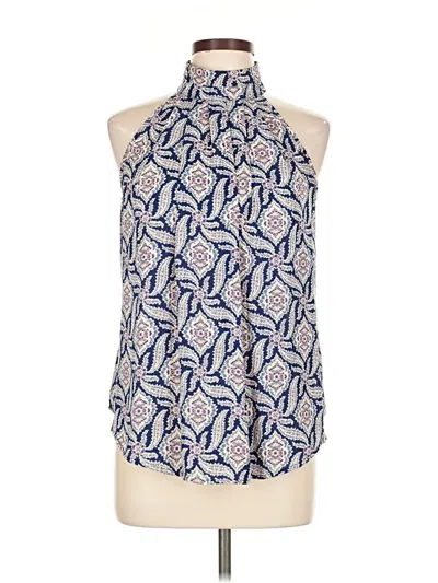 Pre-owned Sienna Sky Sleeveless Blouse In Blue