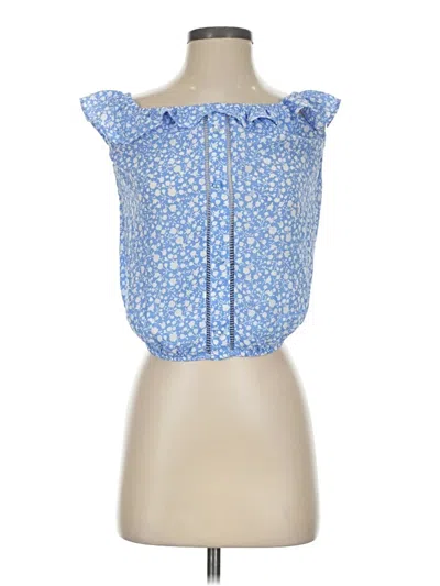 Pre-owned Sienna Sky Sleeveless Blouse In Blue