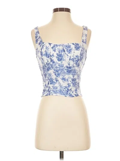 Pre-owned Sienna Sky Sleeveless Blouse In Blue