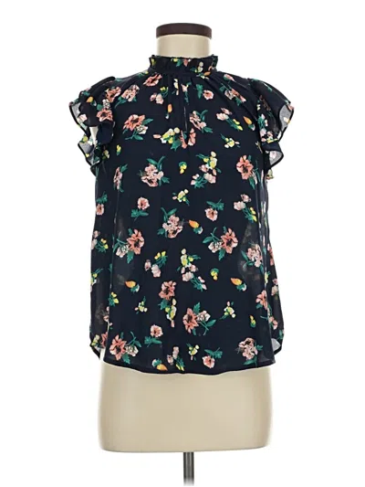 Pre-owned Sienna Sky Sleeveless Blouse In Blue