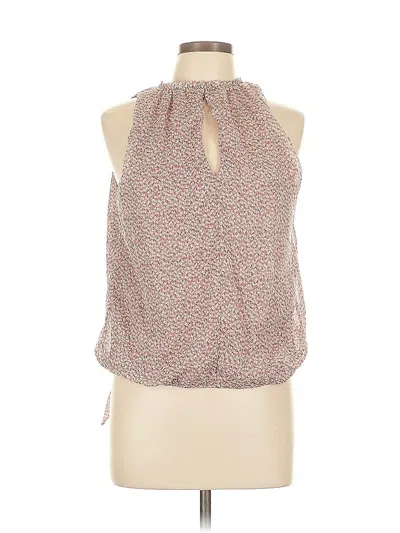 Pre-owned Sienna Sky Sleeveless Blouse In Brown