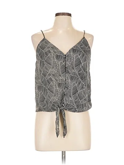 Pre-owned Sienna Sky Sleeveless Blouse In Gray