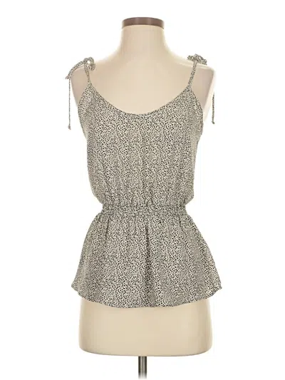Pre-owned Sienna Sky Sleeveless Blouse In Gray