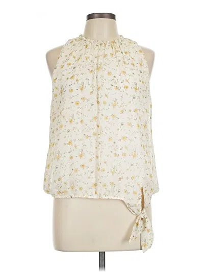 Pre-owned Sienna Sky Sleeveless Blouse In Ivory