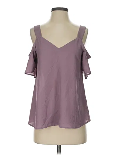 Pre-owned Sienna Sky Sleeveless Blouse In Purple