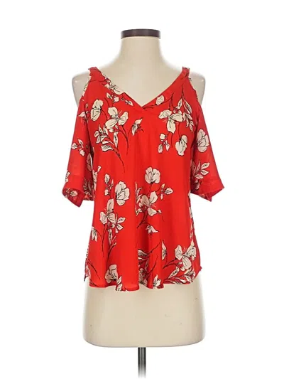 Pre-owned Sienna Sky Sleeveless Blouse In Red