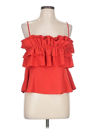 Pre-owned Sienna Sky Sleeveless Blouse In Red