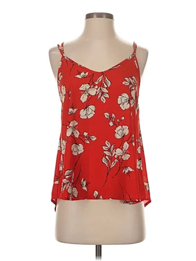 Pre-owned Sienna Sky Sleeveless Blouse In Red