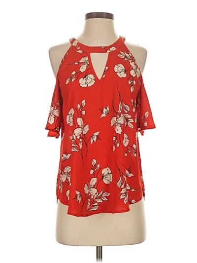 Pre-owned Sienna Sky Sleeveless Blouse In Red