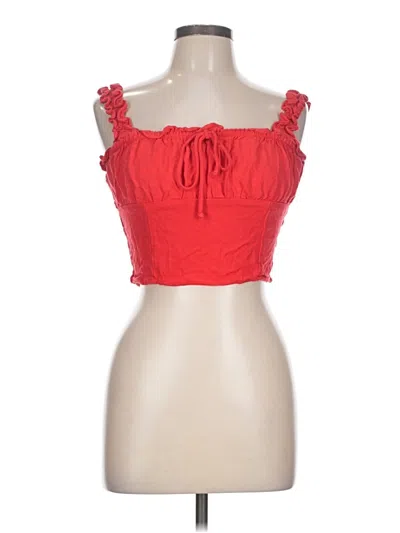 Pre-owned Sienna Sky Sleeveless Blouse In Red