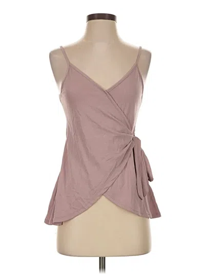 Pre-owned Sienna Sky Sleeveless Blouse In Tan