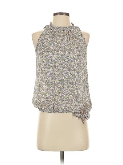 Pre-owned Sienna Sky Sleeveless Blouse In White