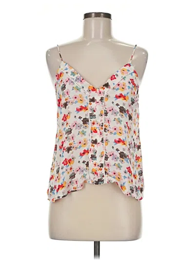 Pre-owned Sienna Sky Sleeveless Blouse In White