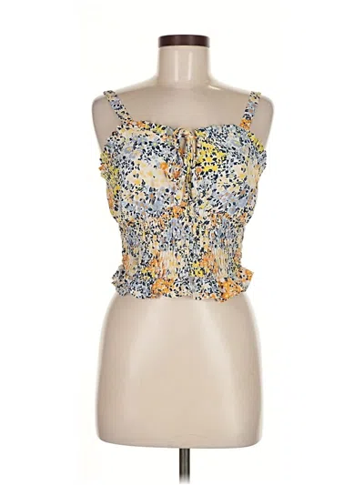 Pre-owned Sienna Sky Sleeveless Blouse In Yellow