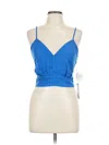 Sienna Sky Sleeveless Top Blue Sweetheart Neckline Tops In Blue