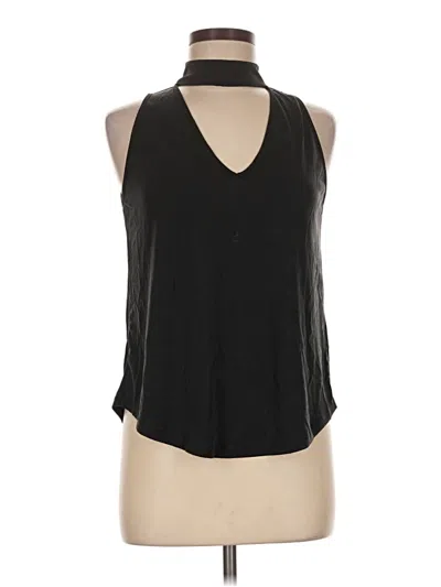 Pre-owned Sienna Sky Tank Top Black Halter Neckline Tops