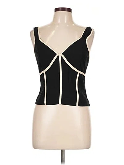 Pre-owned Sienna Sky Tank Top Black Strapless Neckline Tops