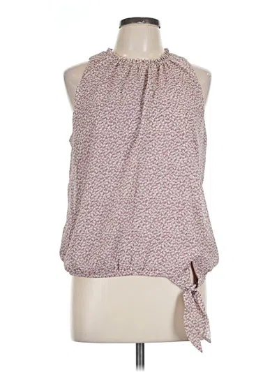 Pre-owned Sienna Sky Tank Top Brown Halter Neckline Tops