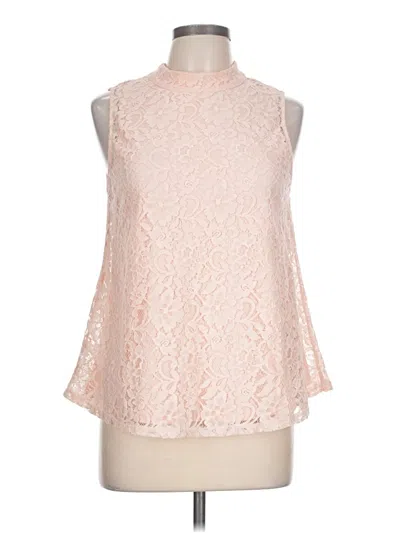 Pre-owned Sienna Sky Tank Top Pink High Neck Tops