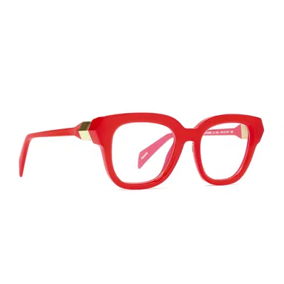 SIENS CREATURE 122 002 ROSSO TRASPARENTE GLASSES