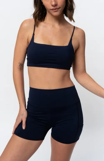 Sierra Madre Golf Ready High-waisted Shorts In Blue