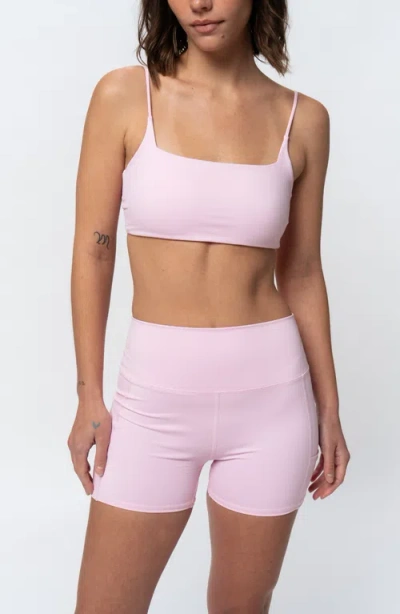 Sierra Madre Golf Ready High-waisted Shorts In Pink