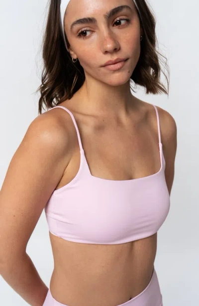 Sierra Madre Golf Ready Thin Square Neck Bra In Pink