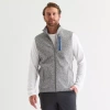 Sierra Pacific . Mens Lightweight Fleece Vest In Gray
