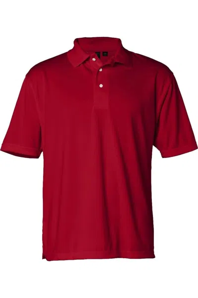 Sierra Pacific Moisture Free Mesh Polo In Red