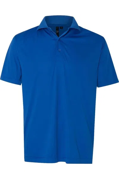 Sierra Pacific Value Polyester Polo In Blue