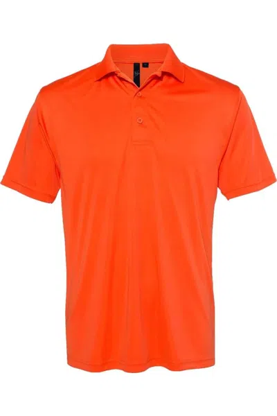 Sierra Pacific Value Polyester Polo In Orange