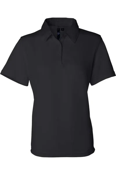 Sierra Pacific Women´s Moisture Free Mesh Polo In Black