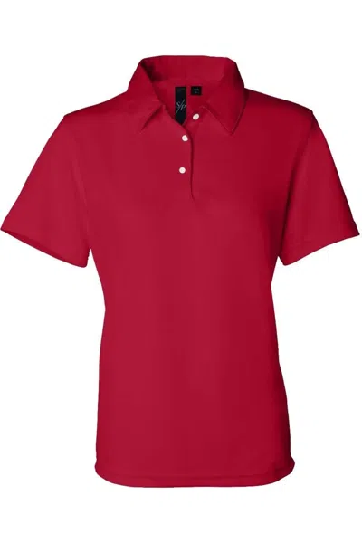 Sierra Pacific Women´s Moisture Free Mesh Polo In Red