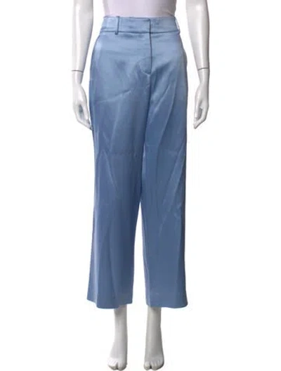 Pre-owned Sies Marjan Acetate Wide Leg Pants In Blue