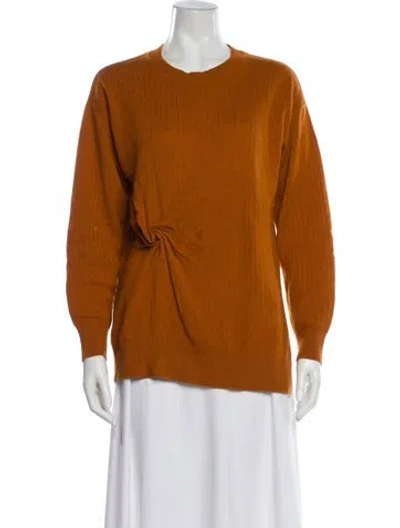 Pre-owned Sies Marjan Cashmere Crew Neck Sweater In Brown