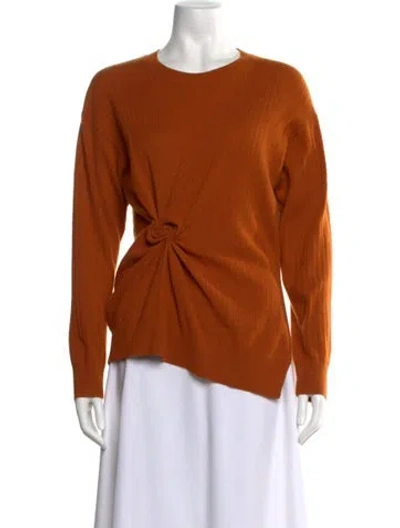 Pre-owned Sies Marjan Cashmere Crew Neck Sweater In Brown