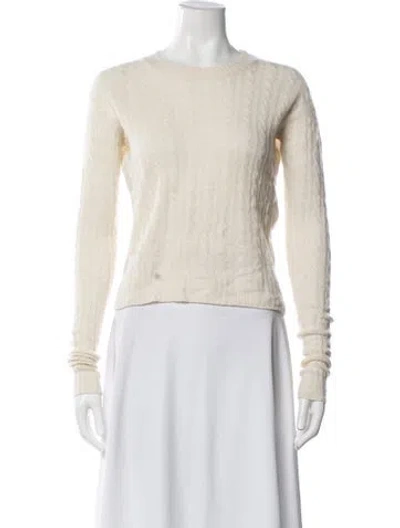Pre-owned Sies Marjan Cashmere Crew Neck Sweater In Neutral