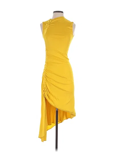 Pre-owned Sies Marjan Cocktail Dress In Yellow