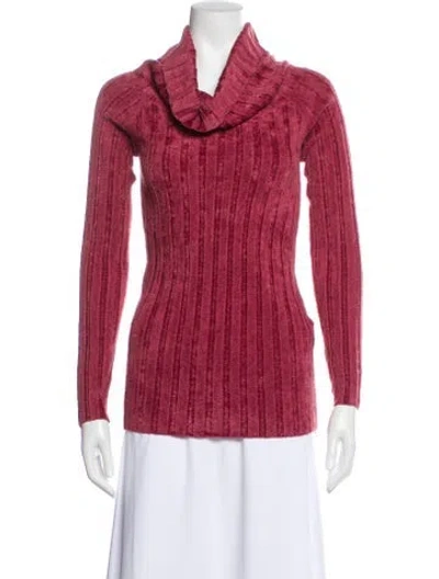 Pre-owned Sies Marjan Cowl Neck Long Sleeve Top