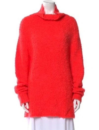 Pre-owned Sies Marjan Cowl Neck Sweater In Red