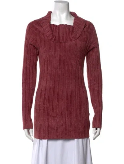 Pre-owned Sies Marjan Cowl Neck Sweater W/ Tags In Pink