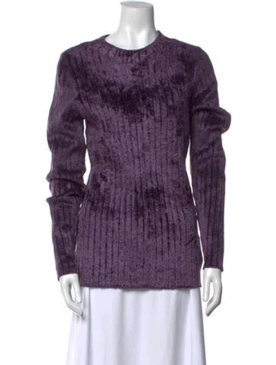Pre-owned Sies Marjan Crew Neck Long Sleeve Sweatshirt In Purple