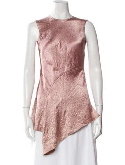 Pre-owned Sies Marjan Crew Neck Sleeveless Top W/ Tags In Pink