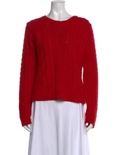 Pre-owned Sies Marjan Crew Neck Sweater In Red