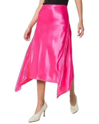 Sies Marjan Darby Asymmetrical Midi Skirt In Pink