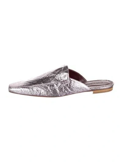 Pre-owned Sies Marjan Leather Mules